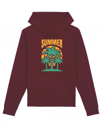 Summer Beach Sunshine Burgundy