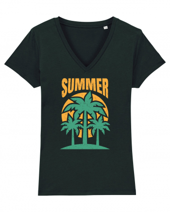 Summer Beach Sunshine Black