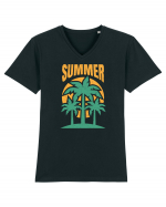 Summer Beach Sunshine Tricou mânecă scurtă guler V Bărbat Presenter