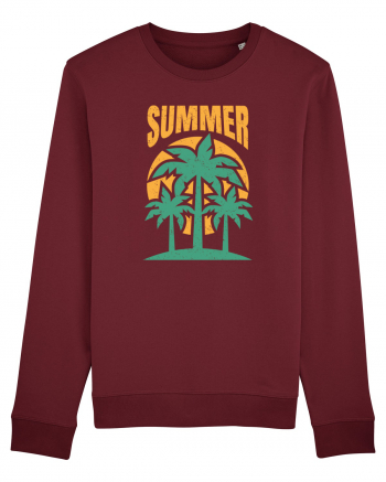 Summer Beach Sunshine Burgundy