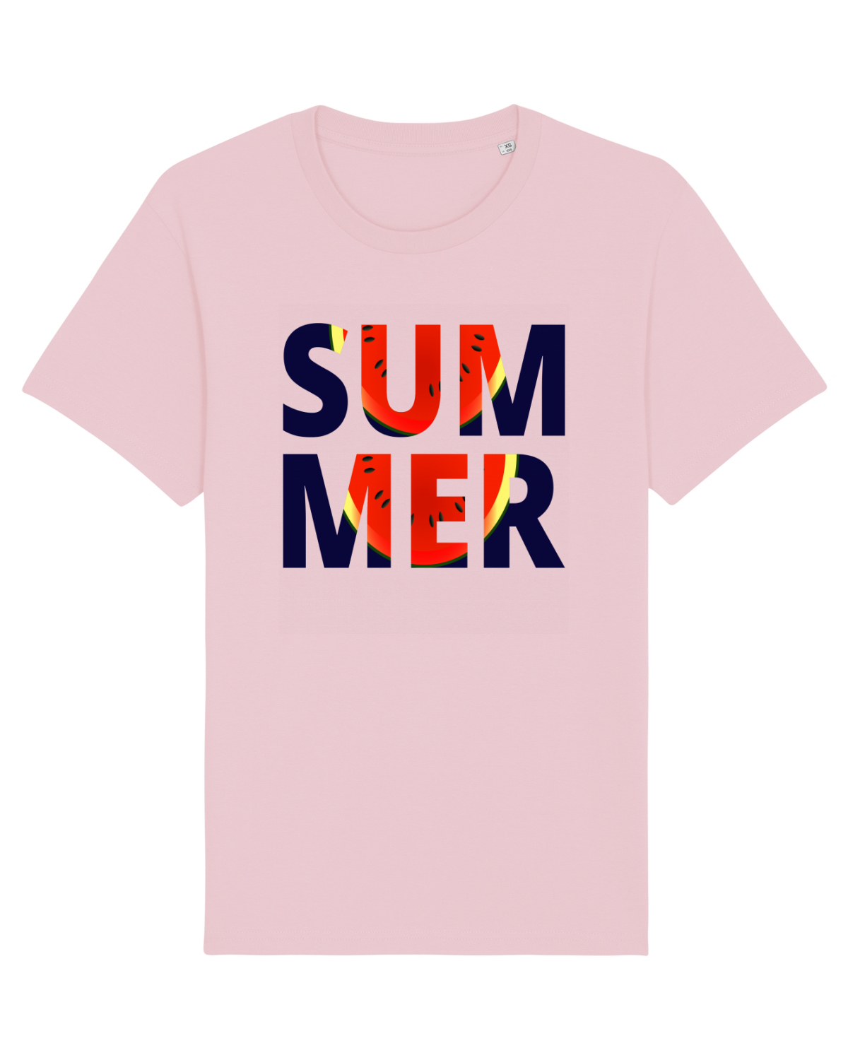 Tricou mânecă scurtă Unisex Rocker Cotton Pink