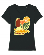 Summer Holiday Tricou mânecă scurtă guler larg fitted Damă Expresser