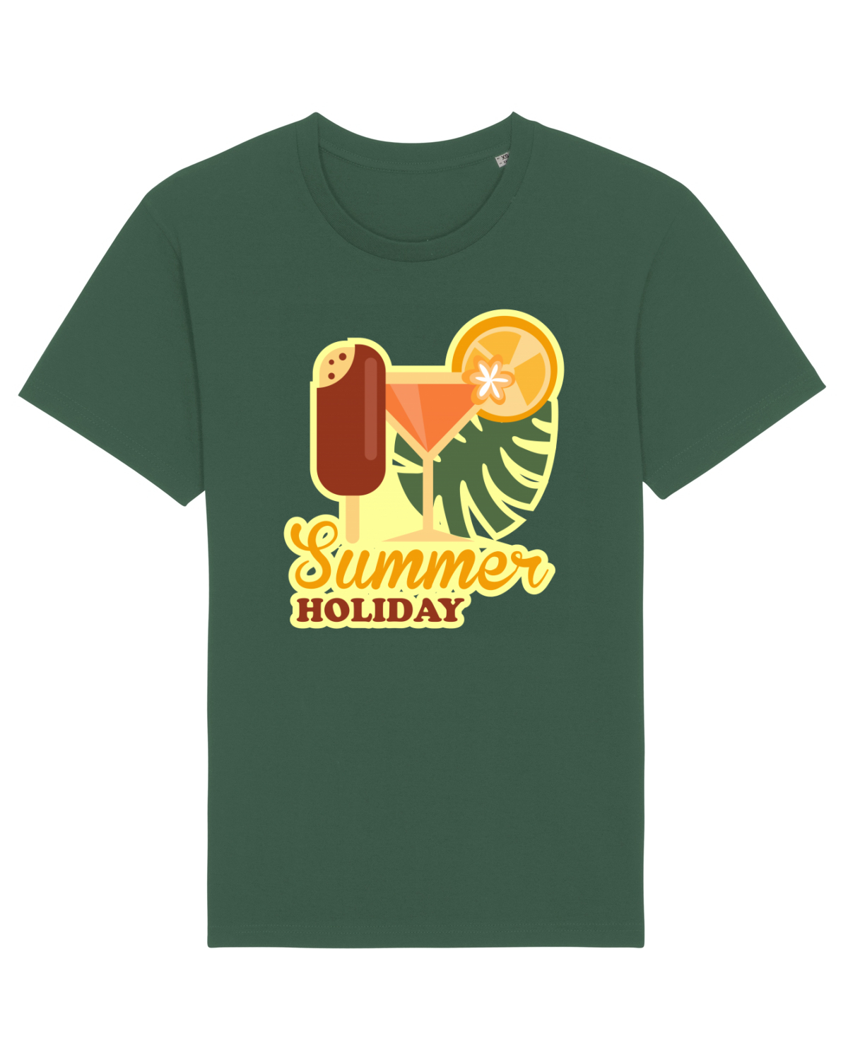 Tricou mânecă scurtă Unisex Rocker Bottle Green