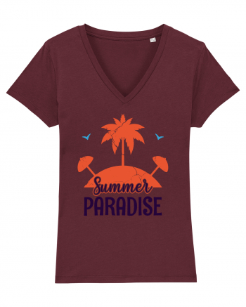 Summer Paradise Burgundy