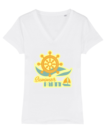 Summer Party Boat White