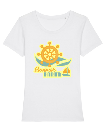 Summer Party Boat White