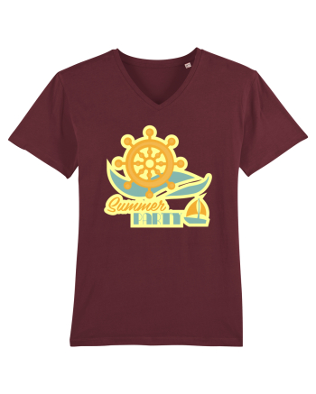 Summer Party Boat Burgundy