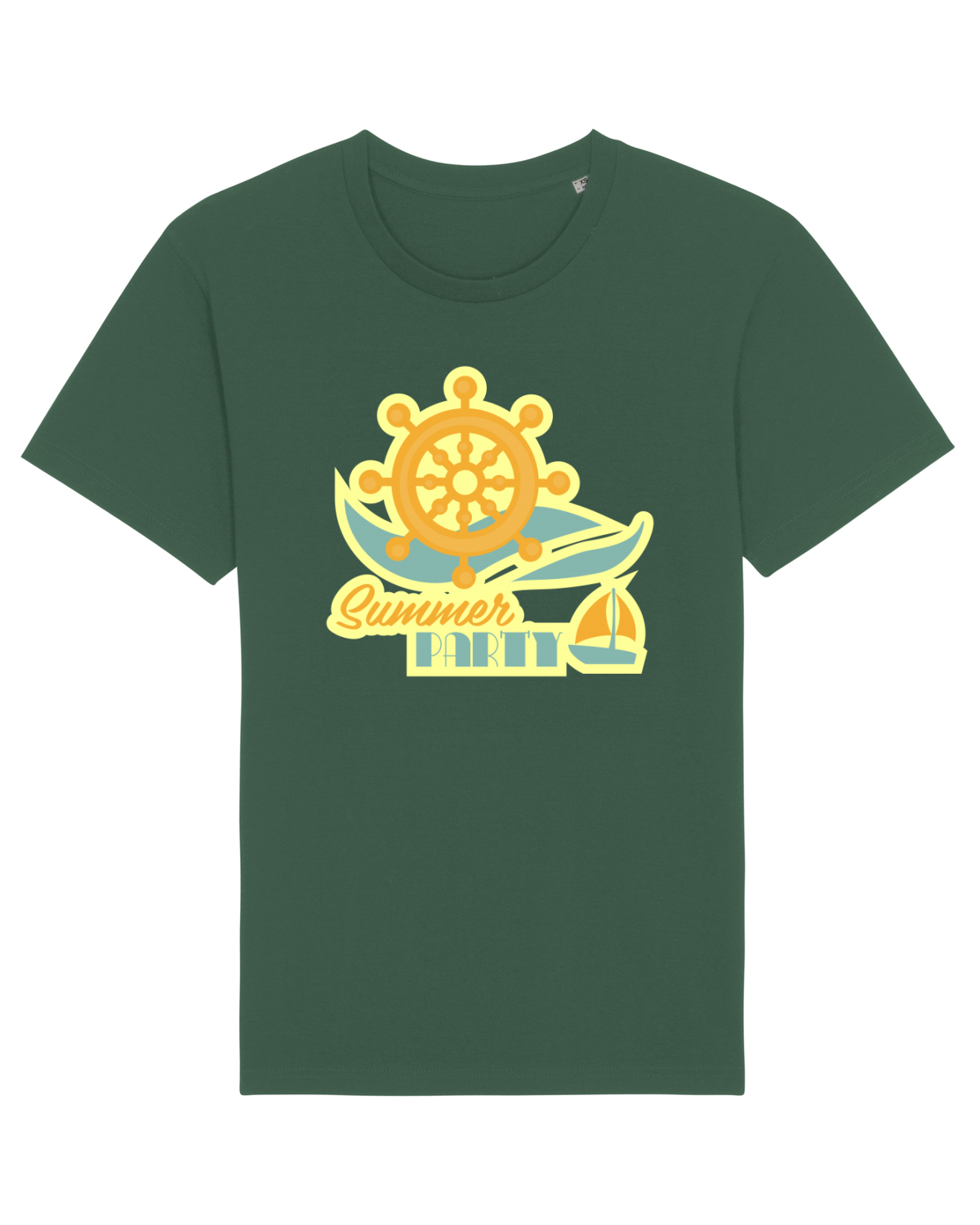 Tricou mânecă scurtă Unisex Rocker Bottle Green