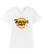 Summer Party Tricou mânecă scurtă guler V Bărbat Presenter