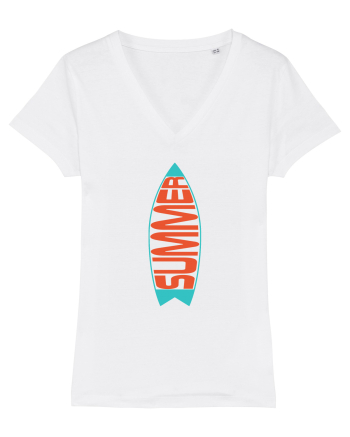 Summer Surfboard White