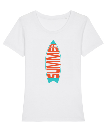 Summer Surfboard White