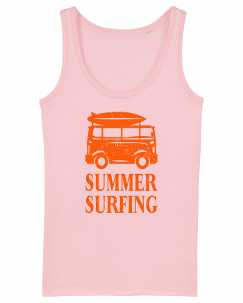 Summer Surfing Van Cotton Pink