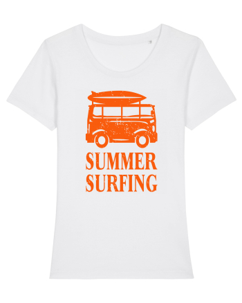 Summer Surfing Van White