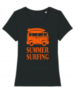 Summer Surfing Van Tricou mânecă scurtă guler larg fitted Damă Expresser