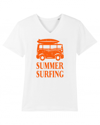 Summer Surfing Van White