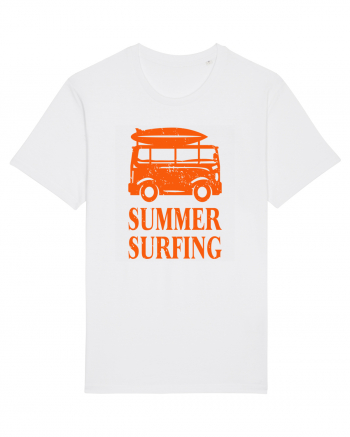 Summer Surfing Van White