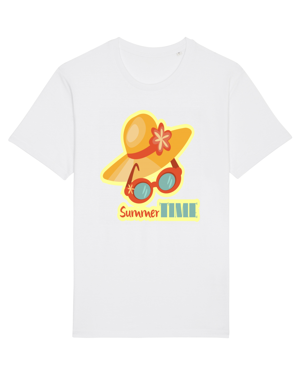 Tricou mânecă scurtă Unisex Rocker White