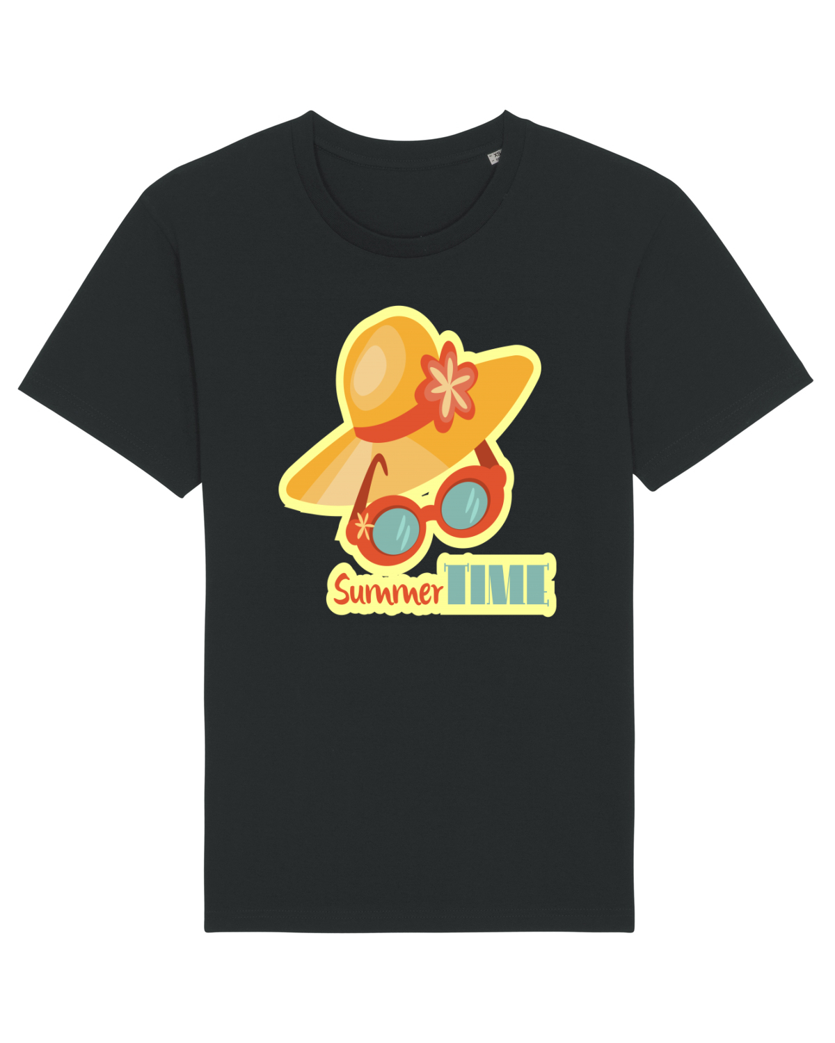 Tricou mânecă scurtă Unisex Rocker Black