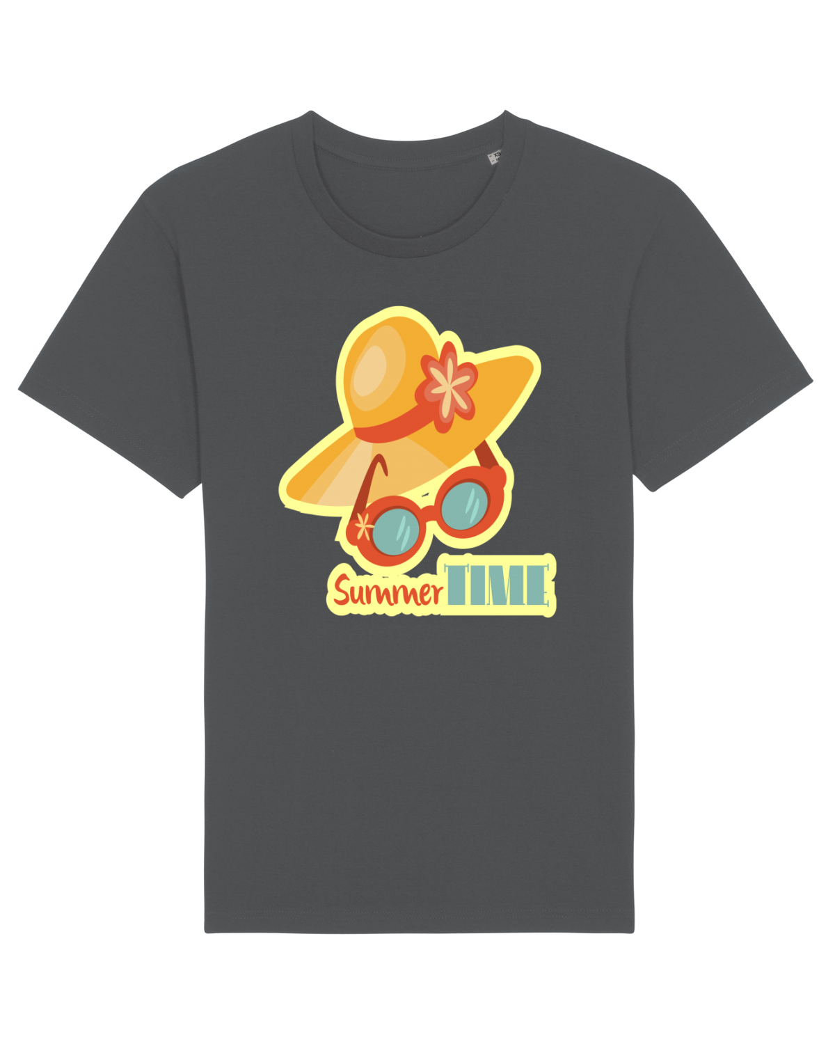Tricou mânecă scurtă Unisex Rocker Anthracite