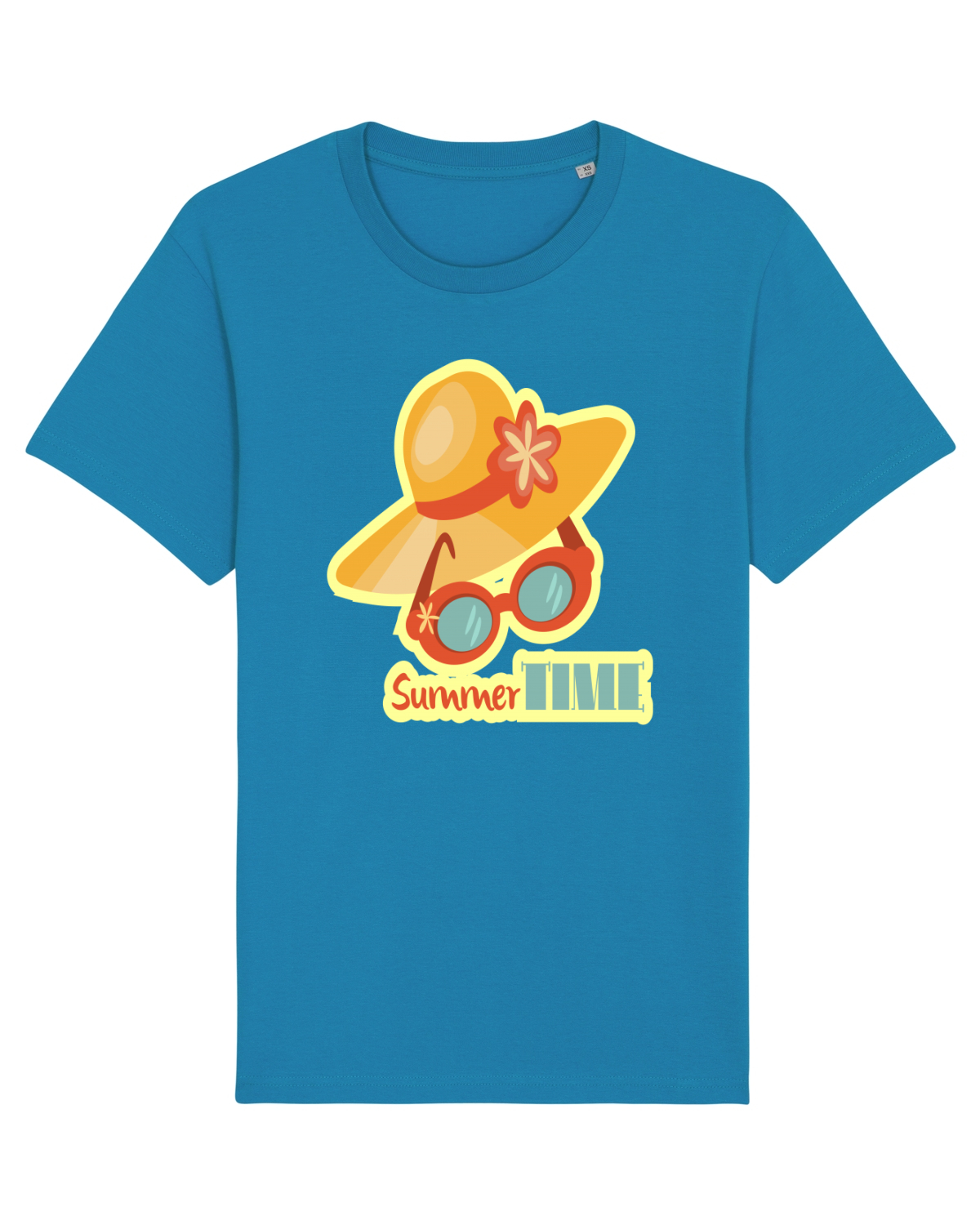 Tricou mânecă scurtă Unisex Rocker Azur
