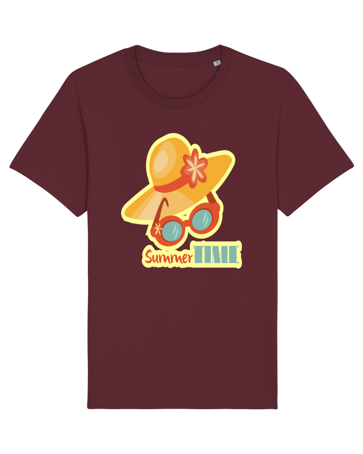 Tricou mânecă scurtă Unisex Rocker Burgundy