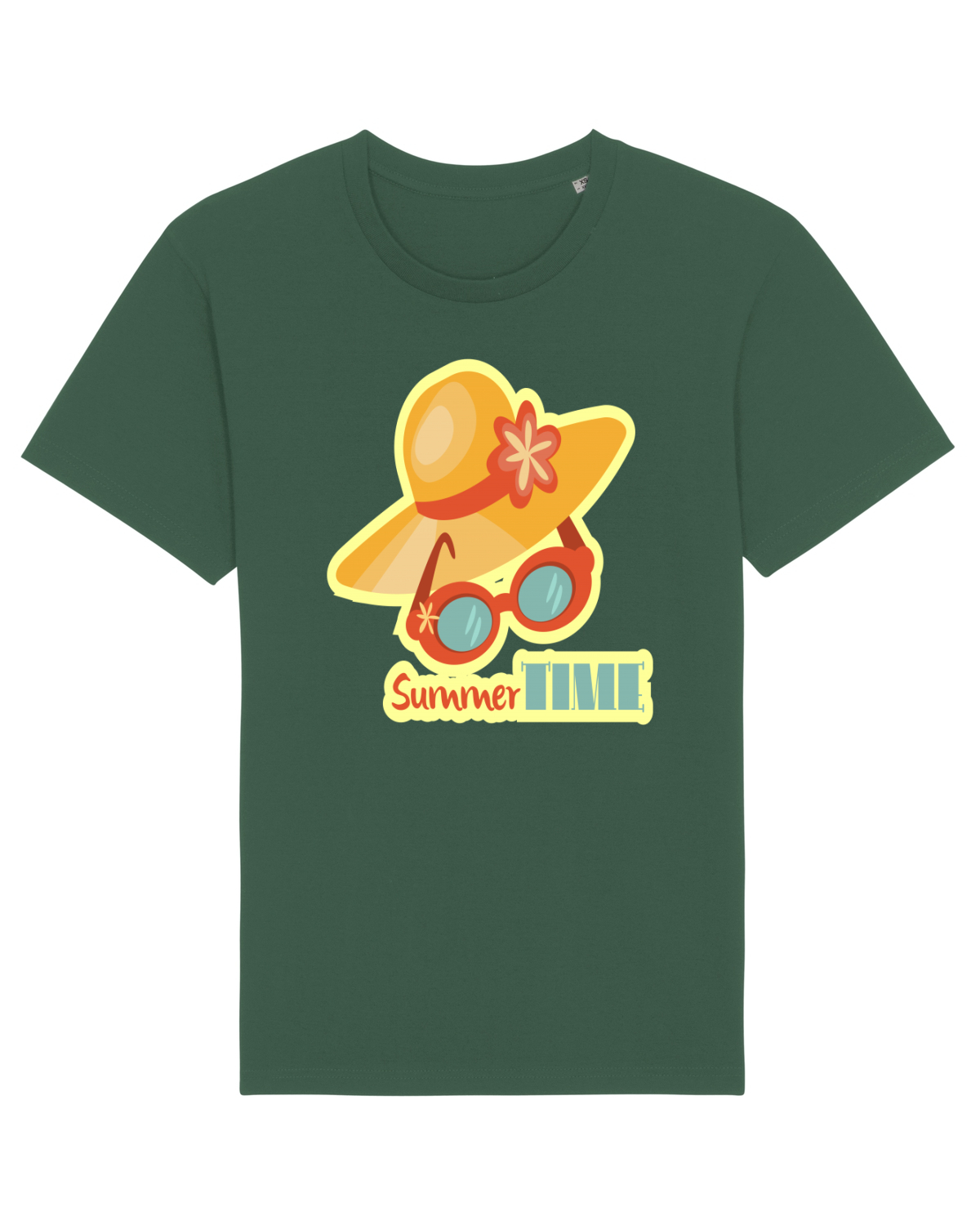 Tricou mânecă scurtă Unisex Rocker Bottle Green