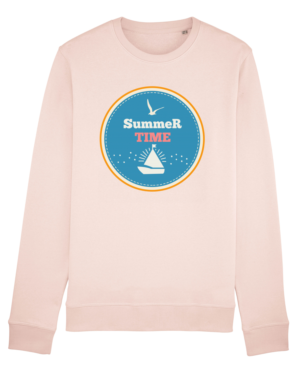 Bluză mânecă lungă Unisex Rise Candy Pink