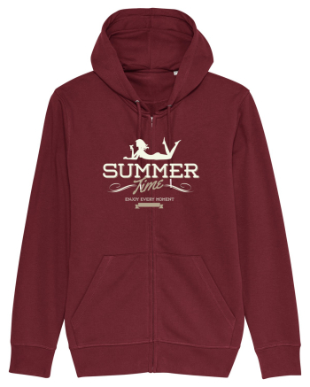 Summer Time Enjoy Every Moment Burgundy