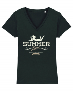 Summer Time Enjoy Every Moment Tricou mânecă scurtă guler V Damă Evoker