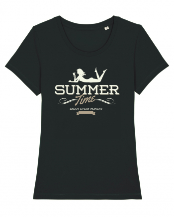 Summer Time Enjoy Every Moment Black