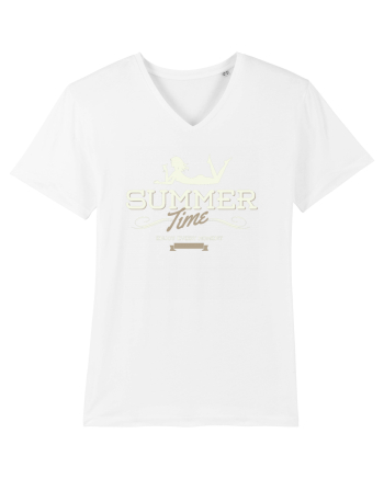 Summer Time Enjoy Every Moment White