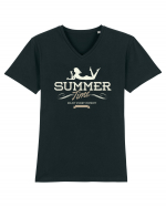 Summer Time Enjoy Every Moment Tricou mânecă scurtă guler V Bărbat Presenter