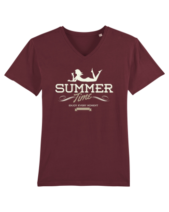 Summer Time Enjoy Every Moment Burgundy