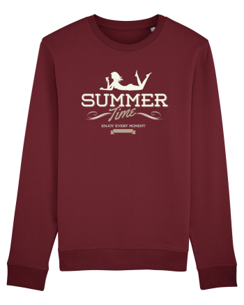 Summer Time Enjoy Every Moment Burgundy