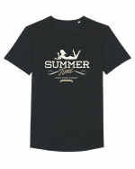 Summer Time Enjoy Every Moment Tricou mânecă scurtă guler larg Bărbat Skater