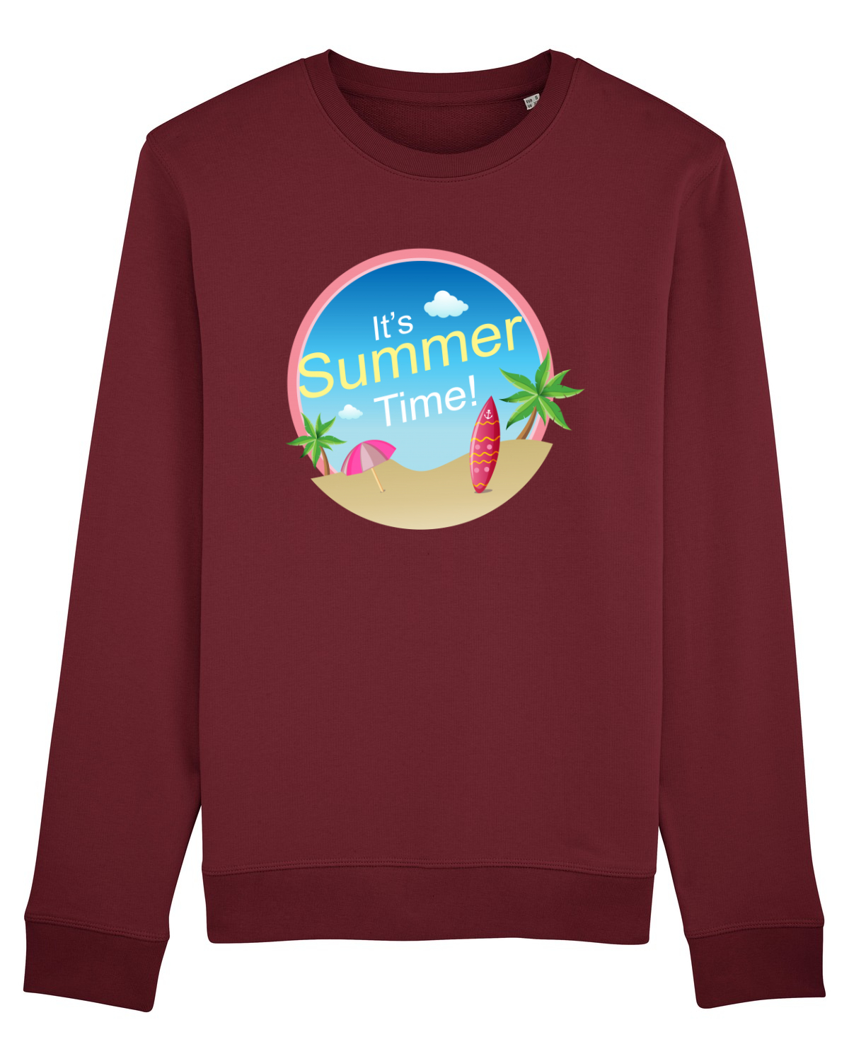 Bluză mânecă lungă Unisex Rise Burgundy