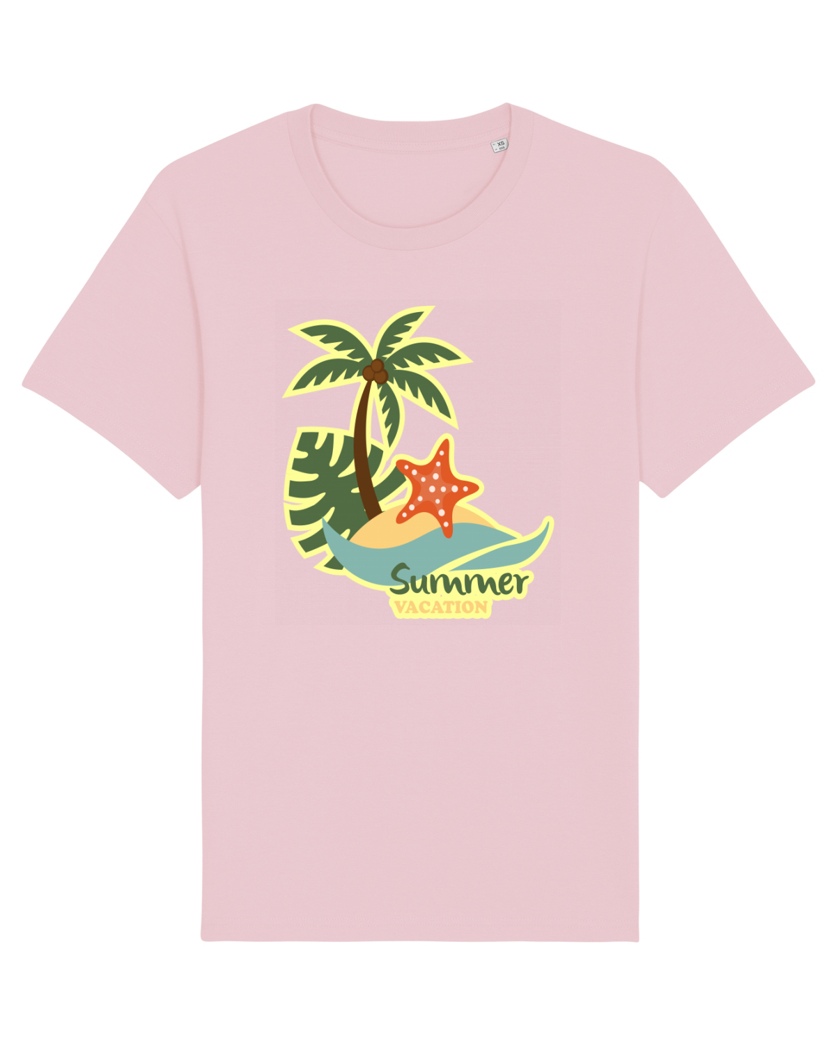 Tricou mânecă scurtă Unisex Rocker Cotton Pink