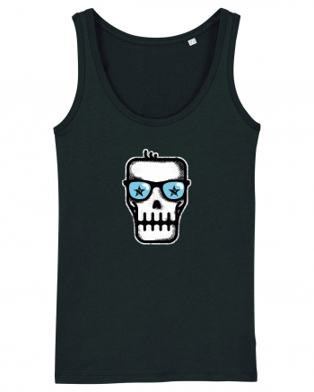 Dead Rock Star Skull Black