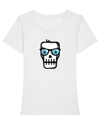 Dead Rock Star Skull White
