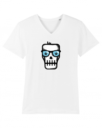 Dead Rock Star Skull White