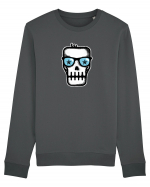Dead Rock Star Skull Bluză mânecă lungă Unisex Rise