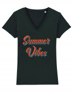 Summer Vibes Tricou mânecă scurtă guler V Damă Evoker