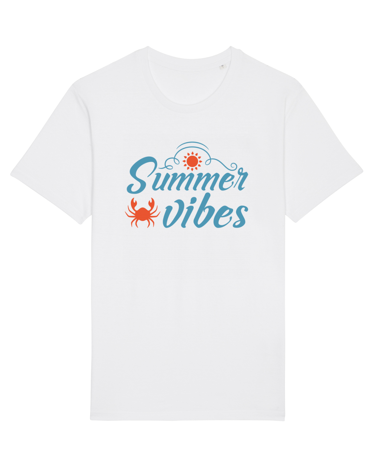 Tricou mânecă scurtă Unisex Rocker White