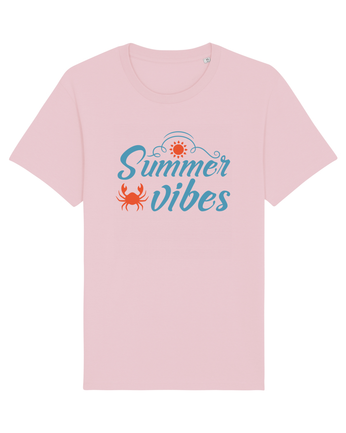 Tricou mânecă scurtă Unisex Rocker Cotton Pink