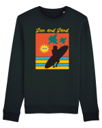 Sun And Sand Surfing Time Bluză mânecă lungă Unisex Rise