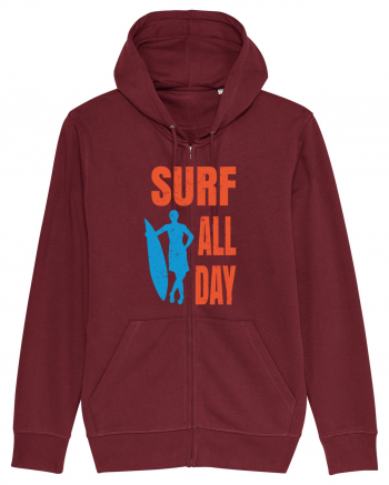 Surf All Day Burgundy