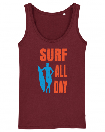 Surf All Day Burgundy