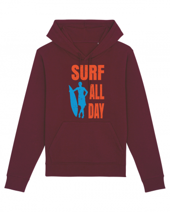 Surf All Day Burgundy