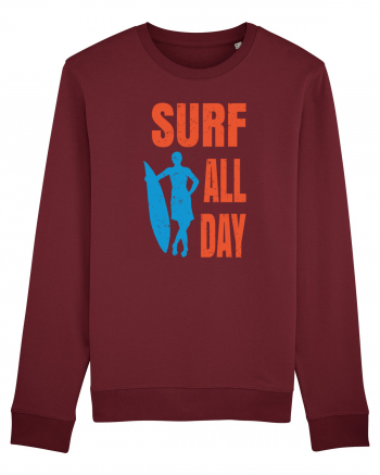 Surf All Day Burgundy