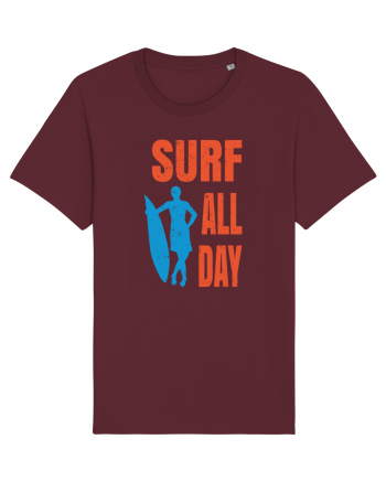 Surf All Day Burgundy